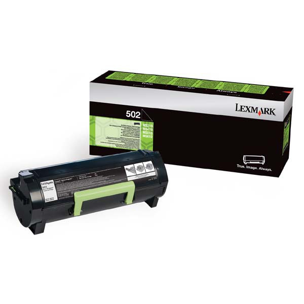 Lexmark original toner 50F2000, 502, black, 1500str., return
