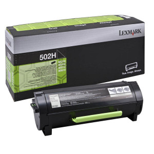 Lexmark originál toner 50F2H0E, 502H, black, 5000str., high capacity, return
