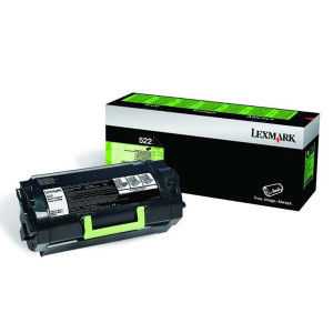 Lexmark originální toner 52D2000, 522, black, 6000str., return