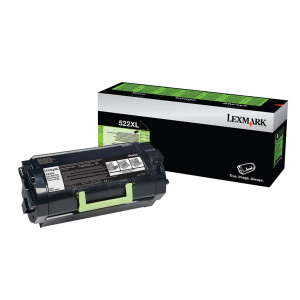 Lexmark originální toner 52D2X0L, 522XL, black, 45000str., pro štítky, extra high capacity, return