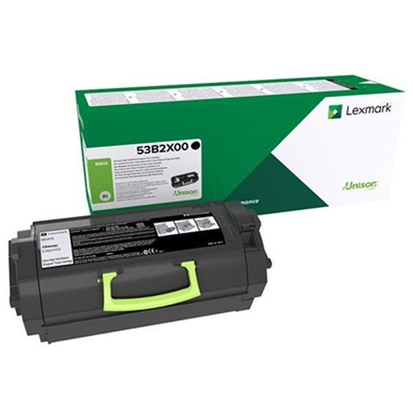 Lexmark original toner 53B2X00, black, 45000str., high capacity, return