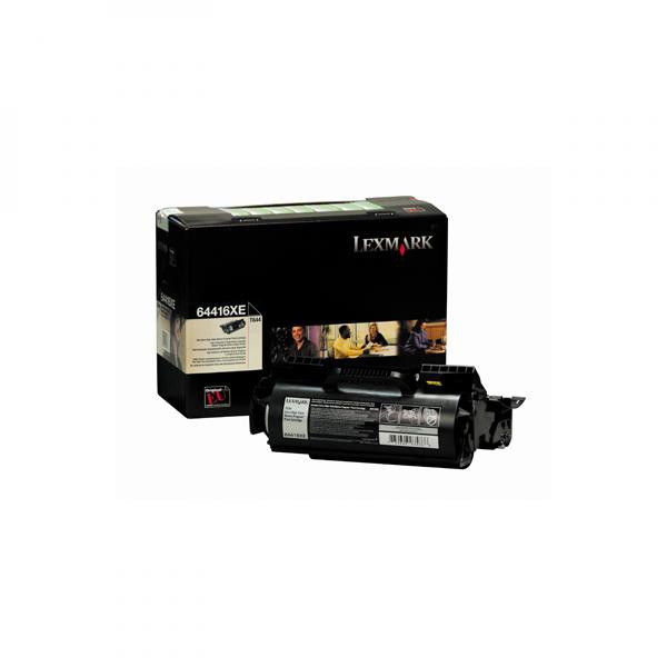 Lexmark original toner 64416XE, black, 32000str., return
