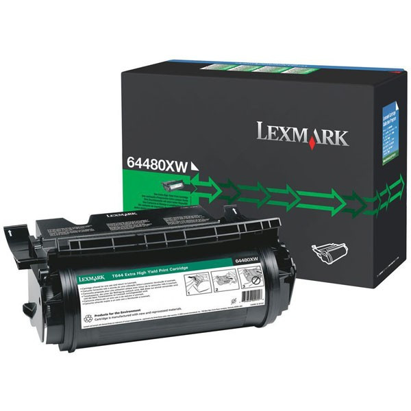 Lexmark originální toner T644, 64480XW, black, 32000str., extra high capacity