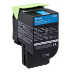 Lexmark original toner 70C20C0, cyan, 1000str., return
