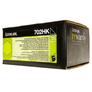 Lexmark original toner 70C2HK0, black, 4000str., high capacity, return