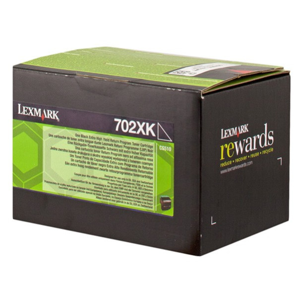 Lexmark original toner 70C2XKE, black, 8000str., extra high capacity, return