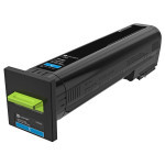 Lexmark original toner 72K0X20, cyan, 22000str.