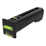 Lexmark original toner 72K20Y0, yellow, 8000str., extra high capacity, return