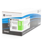 Lexmark original toner 72K2XK0, black, 33000str., extra high capacity, return