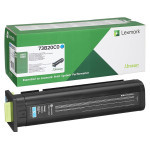 Lexmark original toner 73B20C0, cyan, 15000str., return