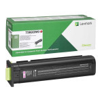 Lexmark original toner 73B20M0, magenta, 15000str., return