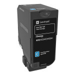Lexmark original toner 74C0H20, cyan, 12000str., high capacity