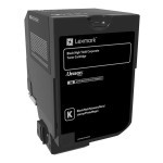 Lexmark original toner 74C2SK0, black, 7000str., return
