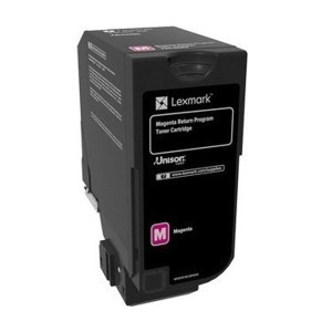 Lexmark original toner 74C2SM0, magenta, 7000str., return