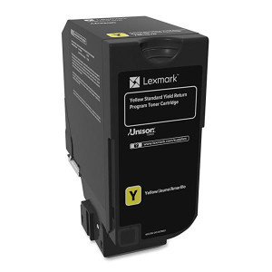 Lexmark original toner 74C2SY0, yellow, 7000str., return