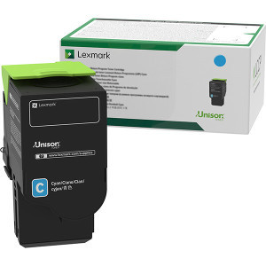 Lexmark original toner 78C2XC0, cyan, 5000str., extra high capacity, return