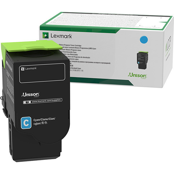Lexmark original toner 78C2XC0, cyan, 5000str., extra high capacity, return