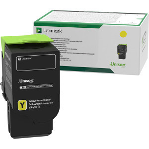 Lexmark original toner 78C2XY0, yellow, 5000str., extra high capacity, return