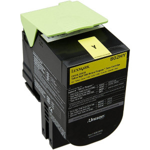 Lexmark originál toner 80C0H40, yellow, 3000str., high capacity