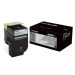 Lexmark originál toner 80C0S10, black, 2500str.