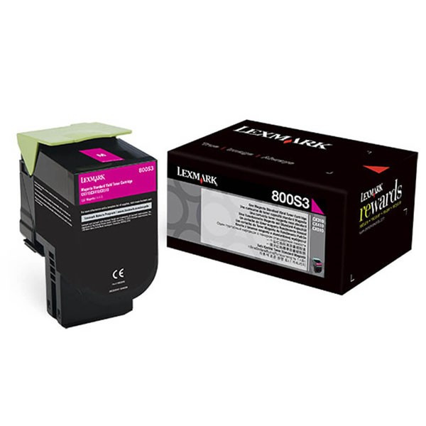 Lexmark original toner 80C0S30, magenta, 2000str.