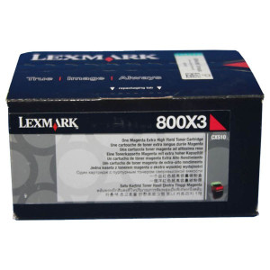Lexmark original toner 80C0X30, magenta, 4000str., extra high capacity