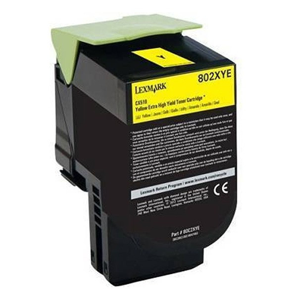 Lexmark original toner 80C20YE, yellow, 1000str., return