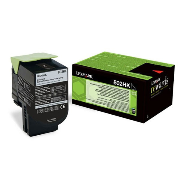 Lexmark original toner 80C2HKE, black, 4000str.