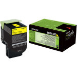 Lexmark original toner 80C2HYE, yellow, 3000str.