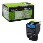 Lexmark original toner 80C2SCE, cyan, 2000str.