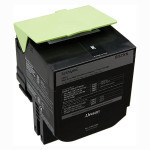 Lexmark original toner 80C2XK0, black, 8000str., extra high capacity, return