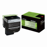 Lexmark originál toner 80C2XKE, black, 8000str.