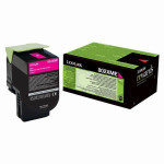 Lexmark original toner 80C2XME, magenta, 4000str.