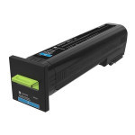 Lexmark original toner 82K2HC0, cyan, 17000str., high capacity, return