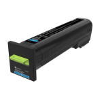 Lexmark original toner 82K2XC0, cyan, 22000str.