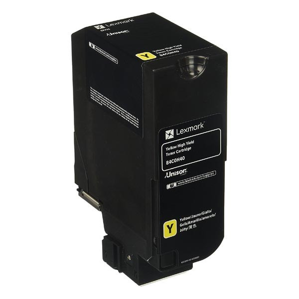Lexmark original toner 84C0H40, yellow, 16000str.