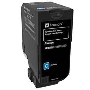 Lexmark original toner 84C2HC0, cyan, 16000str., return