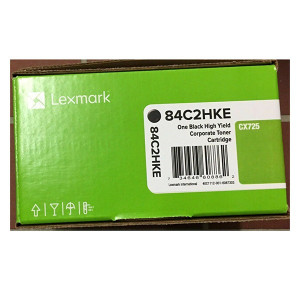 Lexmark original toner 84C2HKE, black, 25000str., high capacity, return