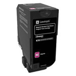Lexmark original toner 84C2HM0, magenta, 16000str., return