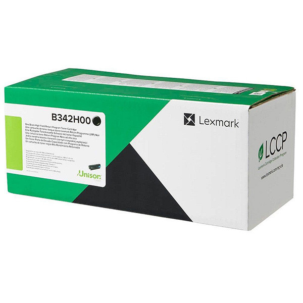 Lexmark original toner B342H00, black, 3000str., high capacity, return
