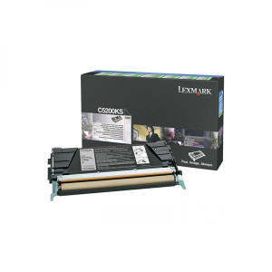 Lexmark original toner C5200KS, black, 1500str., return
