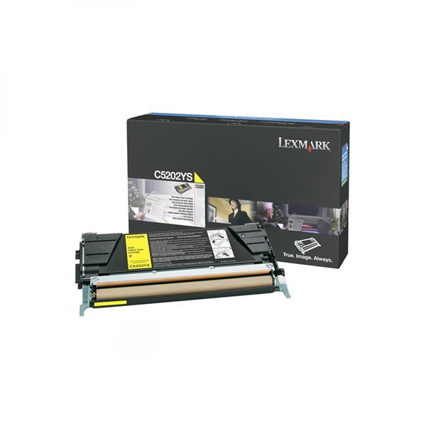 Lexmark original toner C5202YS, yellow, 1500str.