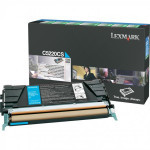 Lexmark original toner C5220CS, cyan, 3000str., return