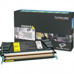 Lexmark original toner C5220YS, yellow, 3000str., return