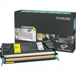 Lexmark original toner C5240YH, yellow, 5000str., return