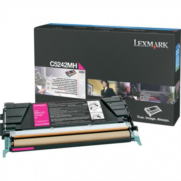 Lexmark originál toner C5242MH, magenta, 5000str.