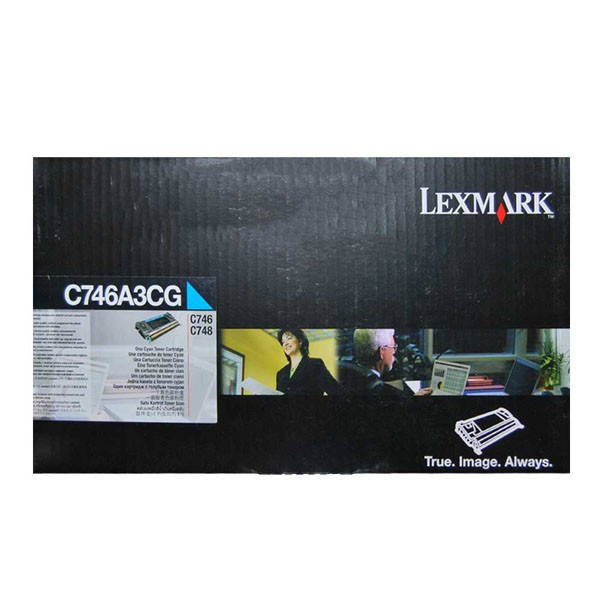 Lexmark originál toner C746A3CG, cyan, 7000str.