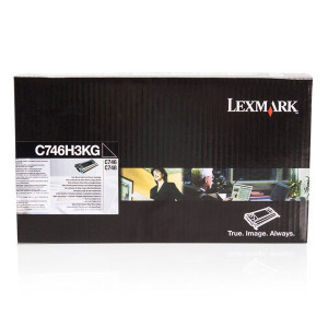 Lexmark original toner C746H3KG, black, high capacity