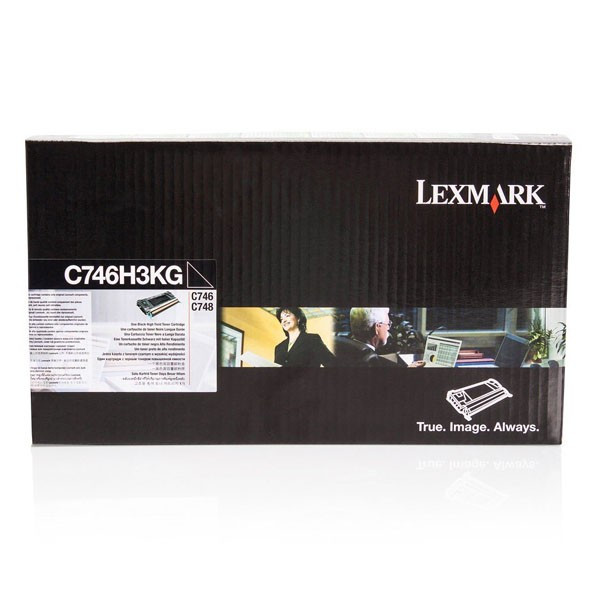 Lexmark originál toner C746H3KG, black, high capacity