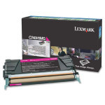 Lexmark original toner C748H1MG, magenta, 10000str., high capacity, return